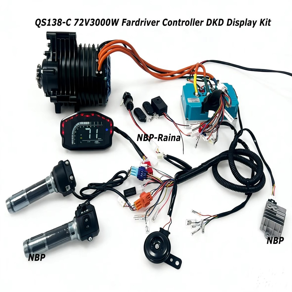 Zestaw silnika centralnego nap – Mid Drive Motor Kit 72V 3000W recenzja i cena